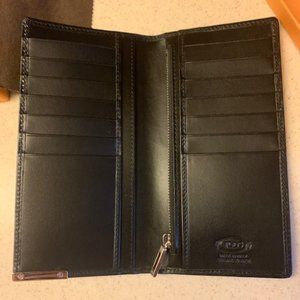Tod's Black Leather Wallet